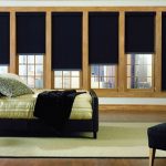 Colore nero nell'interno della camera da letto