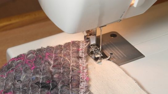 Copertura in tessuto e ovatta