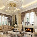 Lussuoso bastone per tende da soffitto