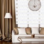 Tenda in raso marrone