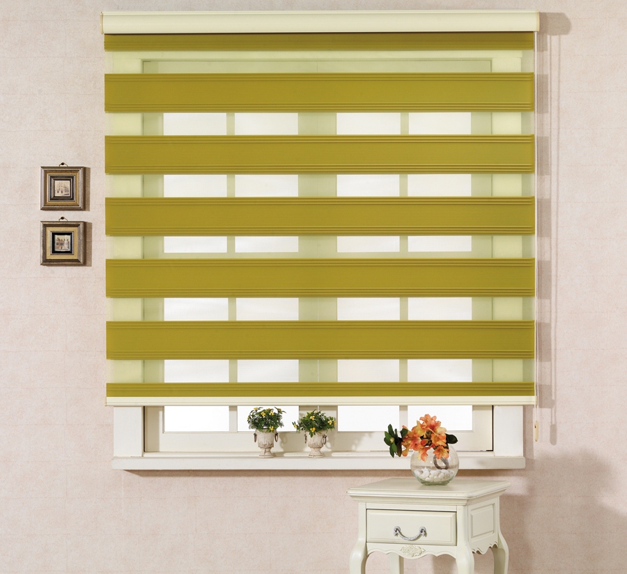 Strisce pastello sulle tende a rullo Day-Night