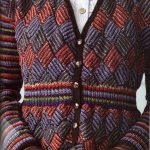 Maglione lavorato a maglia con elastico in vita