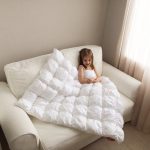 Coperta bianca come la neve per una bambina Nuvola