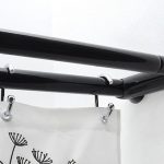 Bastone per tenda doppio per bagno
