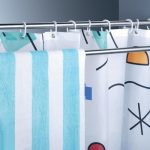 Bastone per tenda doppio in metallo per bagno
