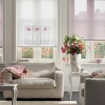 Mobili morbidi con rivestimento bianco