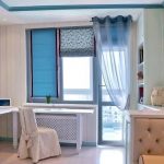 Tende alla romana all'interno della cameretta dei bambini