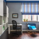 Strisce verticali sulla tenda della cameretta dei bambini