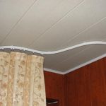Bastone per tenda flessibile per il bagno