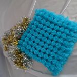 Coperta blu fai da te per neonati