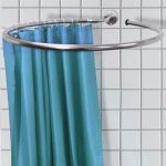 Bastone per tenda da bagno a cerchio aperto
