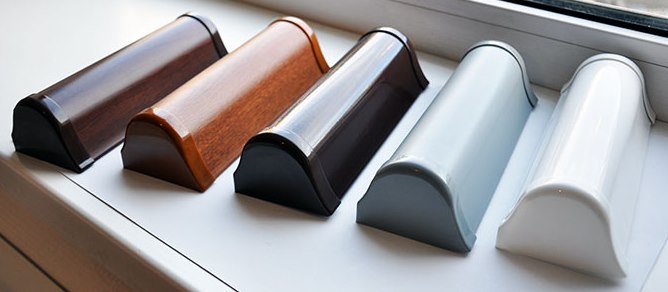 Cassonetti in plastica per tende a rullo chiuse