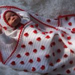 Bellissima coperta per le dimissioni con cuori