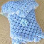 Bellissima coperta blu per le dimissioni