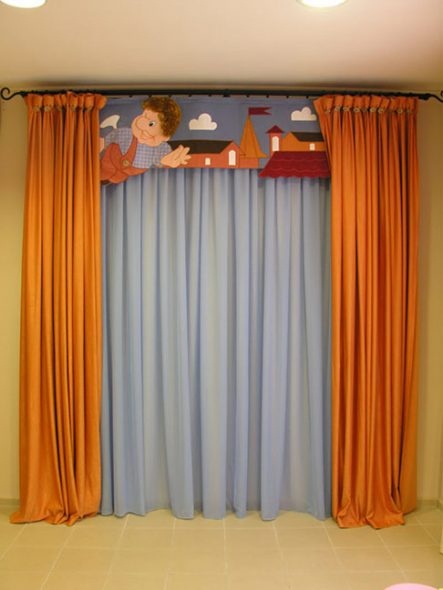 Lambrequin nella stanza dei bambini