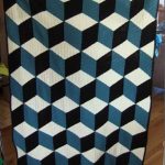 Plapumă patchwork în tehnica 3D