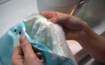 Una fessura per girare la coperta al rovescio