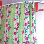 Bastone per tende in plastica per il bagno