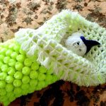 La coperta-busta verde è adatta sia per un maschio che per una femmina