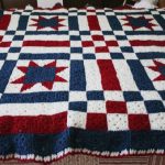 Pătură Patchwork cu model de stele