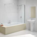 Cornice semicircolare con recinzione in vetro