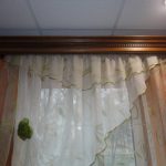 Bastone per tende in legno resistente per un bellissimo tulle