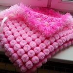 Coperta rosa soffice per le dimissioni