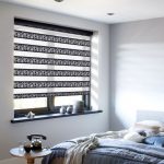 Tenda giorno notte nell'interno della camera da letto