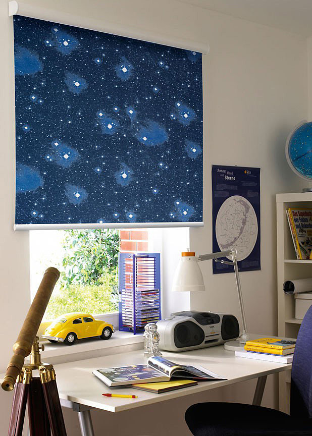 Telescopio all'interno della cameretta dei bambini