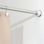 Asta per tenda da doccia con supporto distanziatore