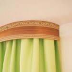 Cornice nascosta decorata con baguette