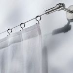Bastone per tenda a corda per il bagno