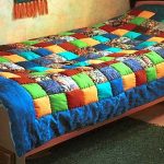 Coperta calda e ariosa a forma di bomboniera per letto singolo