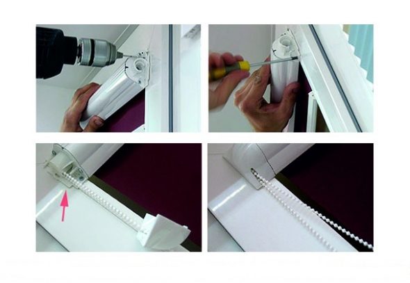 Installazione con viti autofilettanti