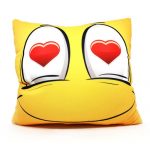 Cuscino antistress Smiley dell'amore