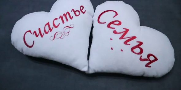 Cuscini con ricamo