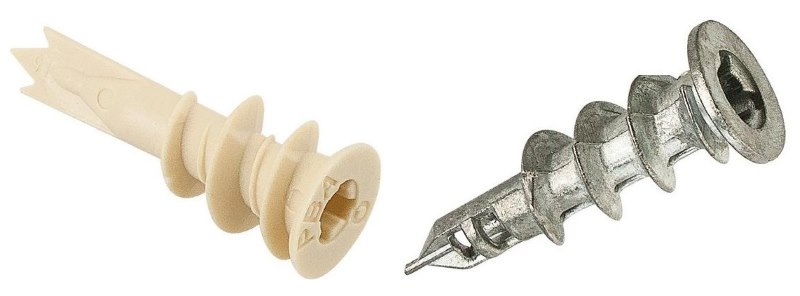 Tassello in plastica e metallo Driva