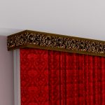 Cornice rettangolare con ornamento dorato