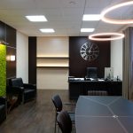 Parete vivente all'interno dell'ufficio