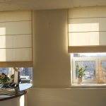 Tende romane leggere nel design degli uffici