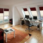 Interno dell'ufficio in soffitta