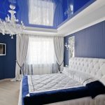 Soffitto teso blu