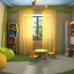 Cornice nascosta nella cameretta dei bambini