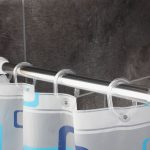 Tubo telescopico per tenda cromato