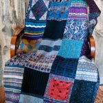 Combinazione interessante e insolita: una coperta fatta a mano