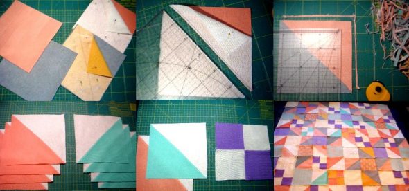 Realizzazione di dettagli patchwork