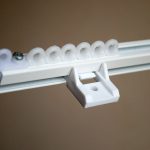 Cornice semplice in alluminio per montaggio a soffitto