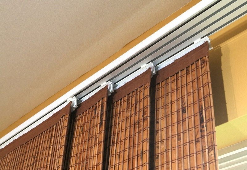Cornice in alluminio per tende giapponesi