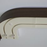 Bastone per tende in plastica con giro