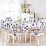 Set di coprisedie e tovaglie per sala da pranzo